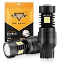 Auxbeam 7440 LED Bulb White, 300% Brighter 7440A 992 W21W Bulbs with Projector for Backup Reverse Lights DRL Parking Lights (Need Resistors for Brake or Turn Signal Light Use)