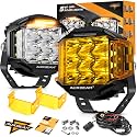 Auxbeam V-MAX Series 5 Inch LED Pods, 270° Wide-Angle Offroad Driving Light