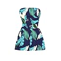 AUXDIO Women Summer Casual Strapless Romper Sleeveless Off Shoulder Short Jumpsuits 2026 Beach Vacation Clothes