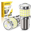 AUXITO 1157 LED Bulbs for Reverse Lights Brake Tail Lights, Super Bright 2057 2357 7528 BAY15D LED Bulbs for Backup Tail Brake Turn Signal Daytime Running Parking Lights, Pack of 2