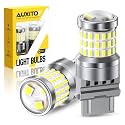 AUXITO 3156 3157 LED Bulbs for Reverse Lights Brake Tail Lights, Super Bright 3056 3057 3047 4057 3457 4114 LED Bulbs for Backup Tail Brake Turn Signal Parking DRL License Plate Light, Pack of 2