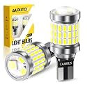 AUXITO 921 LED Bulb Reverse Light, Super Bright 912 906 904 916 W16W T15 LED Bulb with Projector Canbus Error Free Halogen Replacement for Backup Lights Tail License Plate Light, Pack of 2