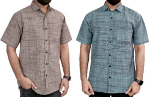 Auzanoor Collection Men Self Design Casual Multicolor
