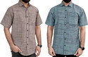 Auzanoor Collection Men Self Design Casual Multicolor