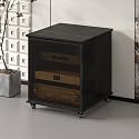 Av cabinet,stereo component cabinet,media cabinet,av media stand,audio rack,Stereo cabinet,audio rack cabinet,audio cabinet,record player console cabinet,corner media cabinet(Black,63.6cm/25.03in)
