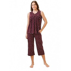 AV2 Womens Cotton Printed Round Neck Sleeveless