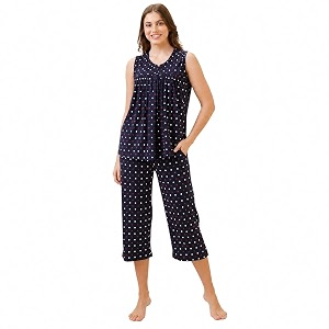 AV2 Womens Cotton Printed Round Neck Sleeveless