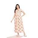 AV2 Women's Cotton Printed� Maxi Nighty