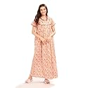 AV2 Women's Cotton Printed� Maxi Nighty