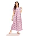AV2 Women's Cotton Printed� Maxi Nighty