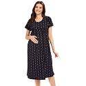 AV2 Women39s Cotton Starred Knee Length Maternity