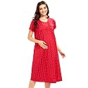 AV2 Women39s Cotton Starred Knee Length Maternity