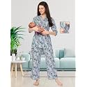 AV2 Women39s Maternity Night Suit Set Feeding