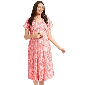 AV2 Women Cotton Printed Maternity Nursing