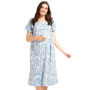 AV2 Women Cotton Printed Maternity Nursing