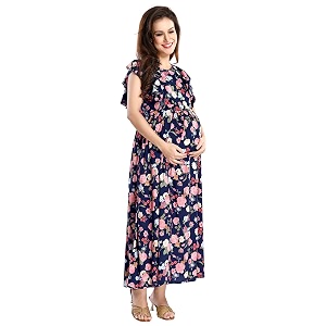 AV2 Women Maternity Feeding Dress Feeding