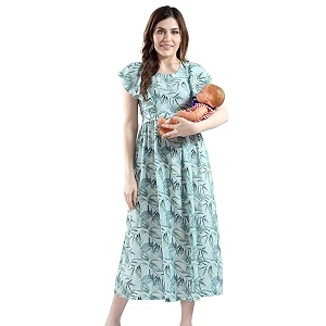 AV2 Women Maternity Feeding Dress Feeding