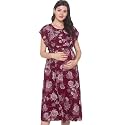 AV2 Women Maternity Feeding Dress Feeding