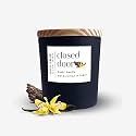 Matte Black Jar Soy Wax Scented Candle - Fragrance Closed Door (Oudh + Vanilla) - 40hrs Burn Time