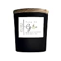 Matte Black Soy Wax Scented Candle - Fragrance Trip to Goa (Mango + Peach + Coconut Milk) - 40hrs Burn Time