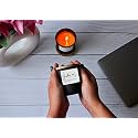 Matte Black Soy Wax Scented Candle - Fragrance Melon Me Crazy (Cranberry + Summer Melon + Strawberry) - 40hrs Burn time