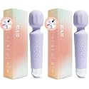 Ava Vibrator for Women – 4 Hour Battery Life | Water Resistant Body Safe Silicone | Clitoral Vibrators Sex Toy with 20 Patterns &amp; 8 Speeds – Clit Stimulator Adult Sex Toys – Discreet Gift (Pack of 2)