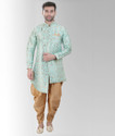 AVAETA Floral Print Sherwani