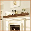 Avana Fireplace Mantel - Wall-Mounted Mantles for Over Fireplace - Farmhouse Fireplace Mantle Shelves - Handcrafted Wood Fireplace Mantels - Floating Fireplace Mantel 72 X 8 X 3 - Rustic Traditional