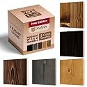 Avana Natural Pine Wood Color Samples - Find Your Perfect Match for Mantel Shelves - Authentic Wood Swatches - 5 Classic Tones
