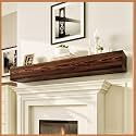 Avana Rustic Fireplace Mantle Shelf 60 Inches for Home Decor/Wall Decor - Handcrafted Wood Shelf for Wall - Decorative Fireplace Mantel Shelf - Farmhouse Mantle Decor 60 X 8 X 5 - Rustic Brown