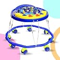 AVANI METROBUZZ Baby Activity Walker Foldable with Music and Funky Light Bar for 6 Months to 18 Months Old Baby (Pink)