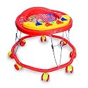 AVANI METROBUZZ Baby Activity Walker Foldable with Music and Funky Light Bar for 6 Months to 18 Months Old Baby (Red)