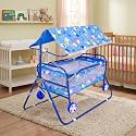 AVANI METROBUZZ Baby Cradle with Wheels, Canopy, Foldable for for 0-6 Months Baby Boys and Girls