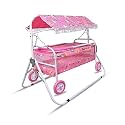 AVANI METROBUZZ Baby Folding Cradle Swings Jhula Palna Comfortable Sleep with Mosquito Net for 0-13 Months Infant &amp; Toddlers Newborn Babies