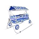 AVANI METROBUZZ Baby Folding Cradle Swings Jhula Palna Comfortable Sleep with Mosquito Net for 0-13 Months Infant & Toddlers Newborn Babies