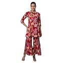 AVANOVA Soft Maslin Silk V Neck Co-Ords