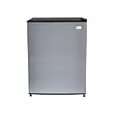 Avanti Mini Fridge Compact Refrigerator for Home Office or Dorm, Features Single Reversible Door Removable Shelves Automatic Defrost and Adjustable Temperature Control, 2.4-Cu.Ft, Stainless Steel