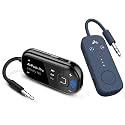 Avantree Relay & Voyager - Airplane Bluetooth 5.3 Adapter and OLED Screen Bluetooth & Latest Auracast Airplane Adapter, Qualcomm Chip, aptX Adaptive & HD Audio for Headphones, Airpods, Bose & Travel