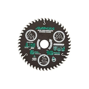 avanza 4-inch 110mm tct saw blade for wood cutting  16 teeth  20 mm arbor  ideal for ripping amp framing  fits compact circular saws of 110mm
