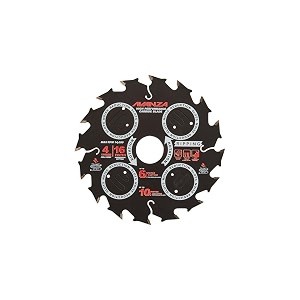 avanza 4-inch 110mm tct saw blade for wood cutting  16 teeth  20 mm arbor  ideal for ripping amp framing  fits compact circular saws of 110mm