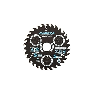 avanza 4-inch 110mm tct saw blade for wood cutting  16 teeth  20 mm arbor  ideal for ripping amp framing  fits compact circular saws of 110mm