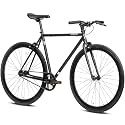 AVASTA Single-Speed Fixed Gear Fixie Bike, Flip Flop Hub Urban Commuter Bicycle, 50/54/58cm Frame, Multiple Colors