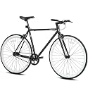 AVASTA Single-Speed Fixed Gear Fixie Bike, Flip Flop Hub Urban Commuter Bicycle, 50/54/58cm Frame, Multiple Colors