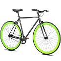 AVASTA Single-Speed Fixed Gear Fixie Bike, Flip Flop Hub Urban Commuter Bicycle, 50/54/58cm Frame, Multiple Colors