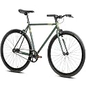 AVASTA Single-Speed Fixed Gear Fixie Bike, Flip Flop Hub Urban Commuter Bicycle, 50/54/58cm Frame, Multiple Colors
