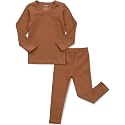 AVAUMA Baby Boys Girls Pajama Set Kids Toddler Snug fit Basic Cotton Sleepwear pjs for Daily