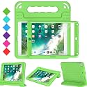 AVAWO Case for iPad with Adjustable Handles (Green, for iPad 6th/5th Gen 9.7" 2018/2017)