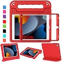 AVAWO Case for iPad with Adjustable Handles (Red, for iPad 9th/8th/7th Gen 10.2" 2021/2020/2019)