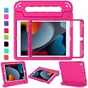 AVAWO Case for iPad with Adjustable Handles (Rose Pink, for iPad 9th/8th/7th Gen 10.2" 2021/2020/2019)