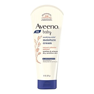 aveeno baby soothing relief moisture cream 227g24-hour protection for dryitchy or sensitive skinnatural oat extractfragrance-freeparaben-freehypoallergenicus 1 pediatrician recommended